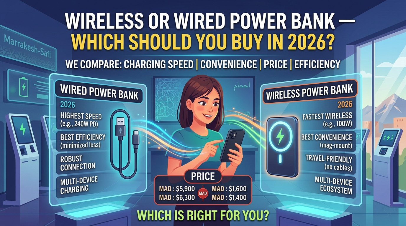 Wireless vs Wired Power Banks: Which is Better? (2026)
